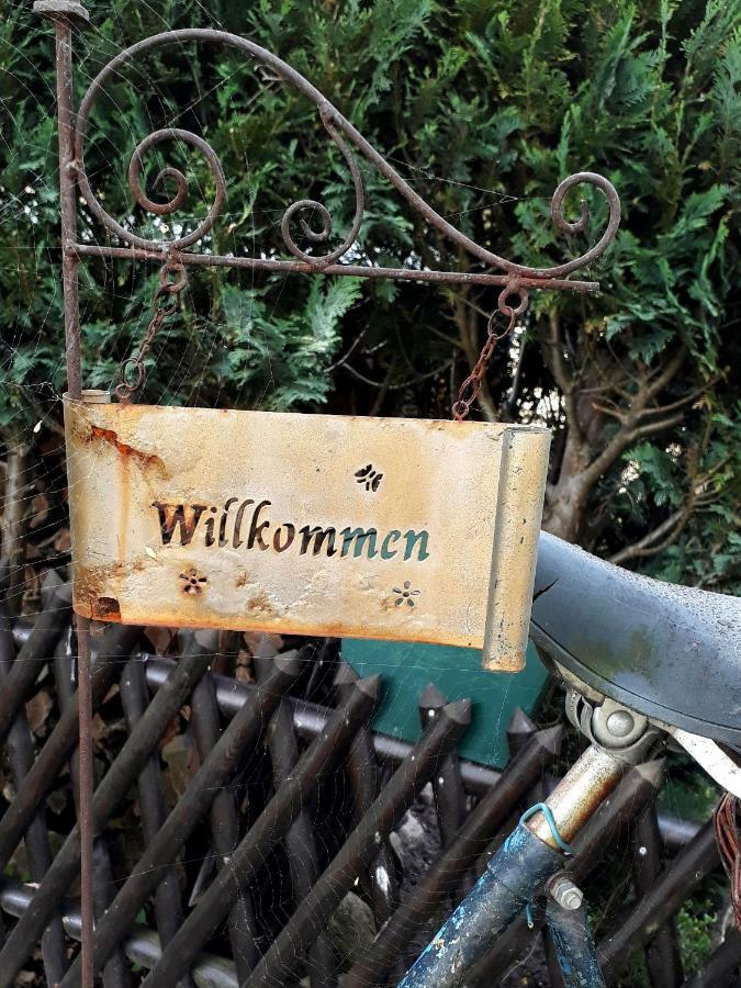 Pension Zum Weissen Hirsch Reitwein Bagian luar foto